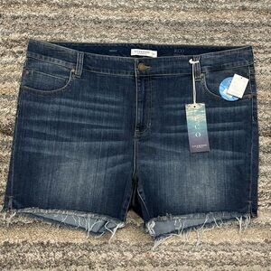 Liverpool Eco Logical Denim Mini Shorts Sz 24W NWT | Liverpool Denim Shorts Jean